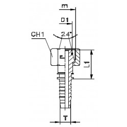 Фитинг DN 05 DKO-L (Г) 14x1.5 8