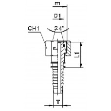 Фитинг DN 12 DKO-S (Г) 24x1.5 16