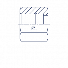Гайка N ORFS 1.7/16