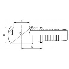 Фитинг DN 06 BANJO 1/8