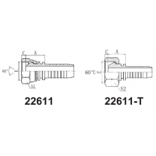 Фитинг DN 10 BSP (Г) 3/8 накидная гайка