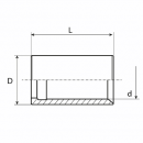 Муфта DN 05 1SS PTFE