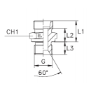 Штуцер FB DL10 BSP 1/8 Штуцер FB DL10 BSP 1/8