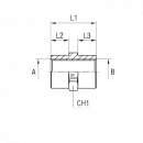 Соединение PS BSP 1/8 Соединение PS BSP 1/8