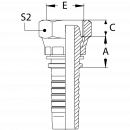 Фитинг DN 10 DK (Г) 22x1.5 накидная гайка Фитинг DN 10 DK (Г) 22x1.5 накидная гайка