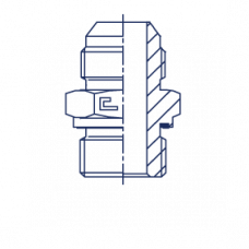 Штуцер FE JIC 1.5/8" BSP 1"