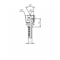 Фитинг DN 10 DKM (Г) 22x1.5