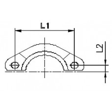 Скоба AFS6 1.1/2 (1шт.)