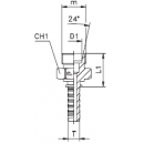 Фитинг DN 12 DKO-S (Ш) 24x1.5 16