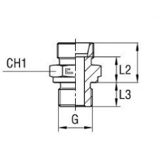 Штуцер FB DL22 BSP 1/2" (корпус)