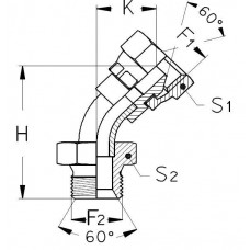 Соединение PF45 BSP 3/4"