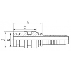 Фитинг DN 38 Staplelock SAE J1467 STECK + Муфта DN 38 1 SN/2SN