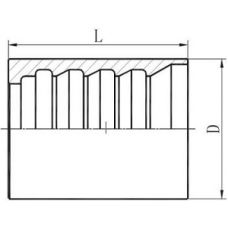 Муфта DN 25 4SP/4SH