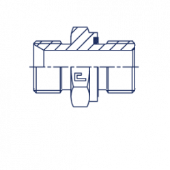Штуцер FE BSP 1/2" BSP 1/2"