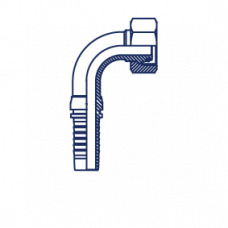 Фитинг DN 12 DKO-S (Г) 24x1.5 16 (90)