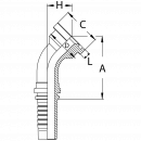 Фитинг DN 12 SFL 3/4 38.1 (45) Фитинг DN 12 SFL 3/4 38.1 (45)