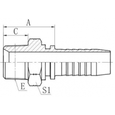 Фитинг DN 50 NPTF 2