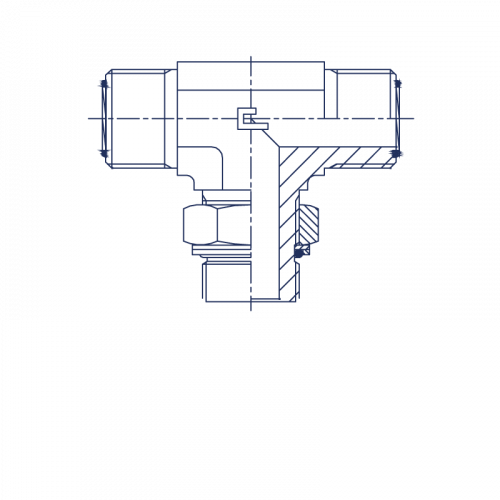 Штуцер FRTA D14 ORFS 1 BSP 3/8