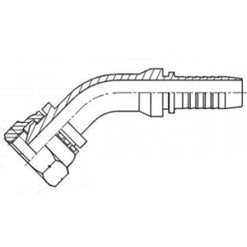 Фитинг DN 08 BSP (Г) 1/4 (45)