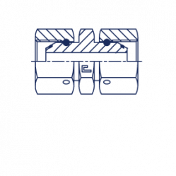 Соединение PSN BSP 3/8" BSP 1/2"