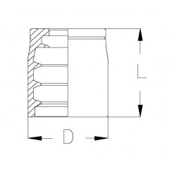 Муфта DN 08 1SN/2SC