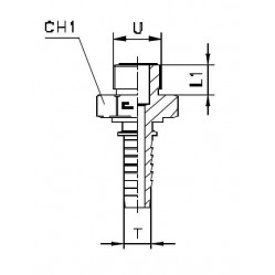 Фитинг DN 20 ORFS (Ш) 1.7/16