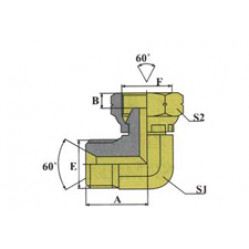 Соединение PF90 BSP 3/8"