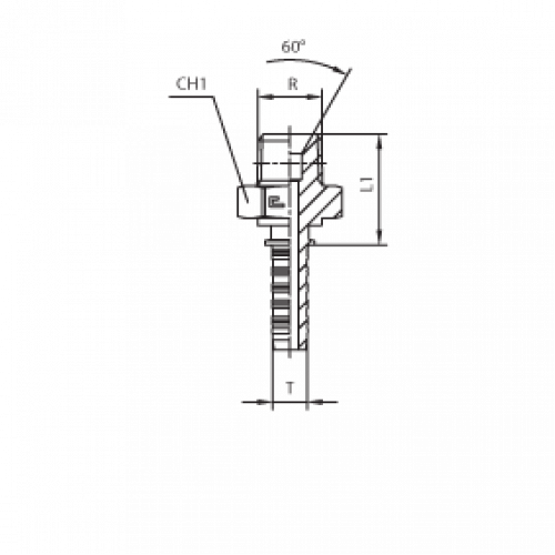 Фитинг DN 25 BSPT 1.1/4